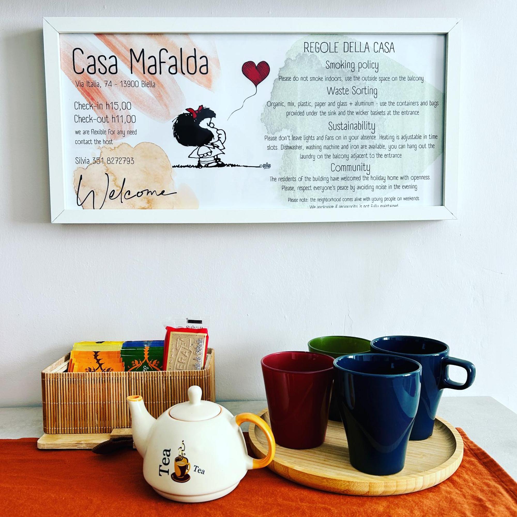 Casa Mafalda Trilocale In Centro ビエッラ エクステリア 写真